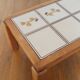 Brutalist coffee table ceramic top