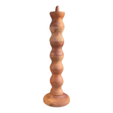 6 wooden egg cups with stand