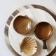 4 caramel shell cups