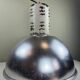 Rare industrial suspension Osram HQL – large aluminium reflector 53