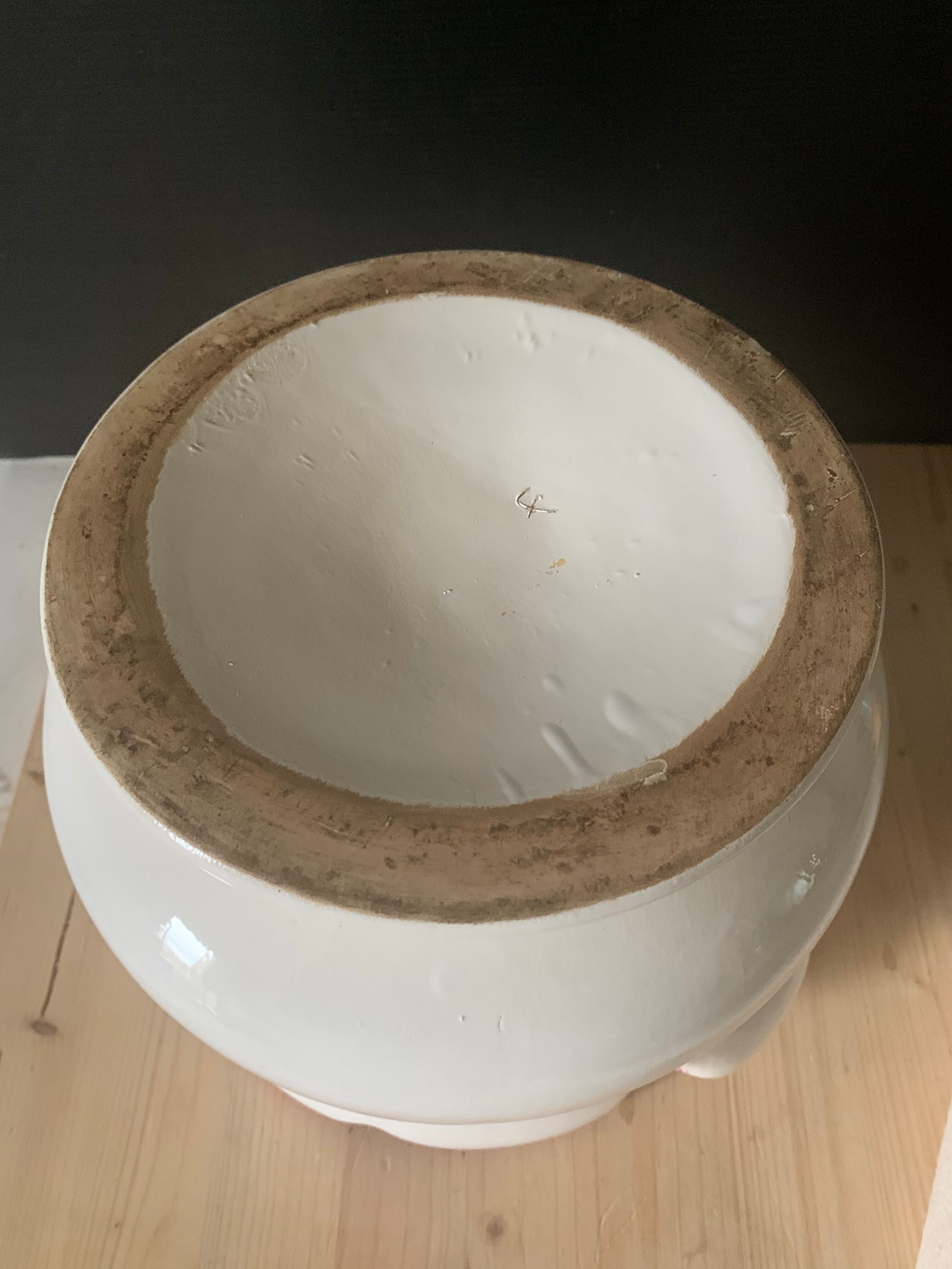 Ceramic pot cover