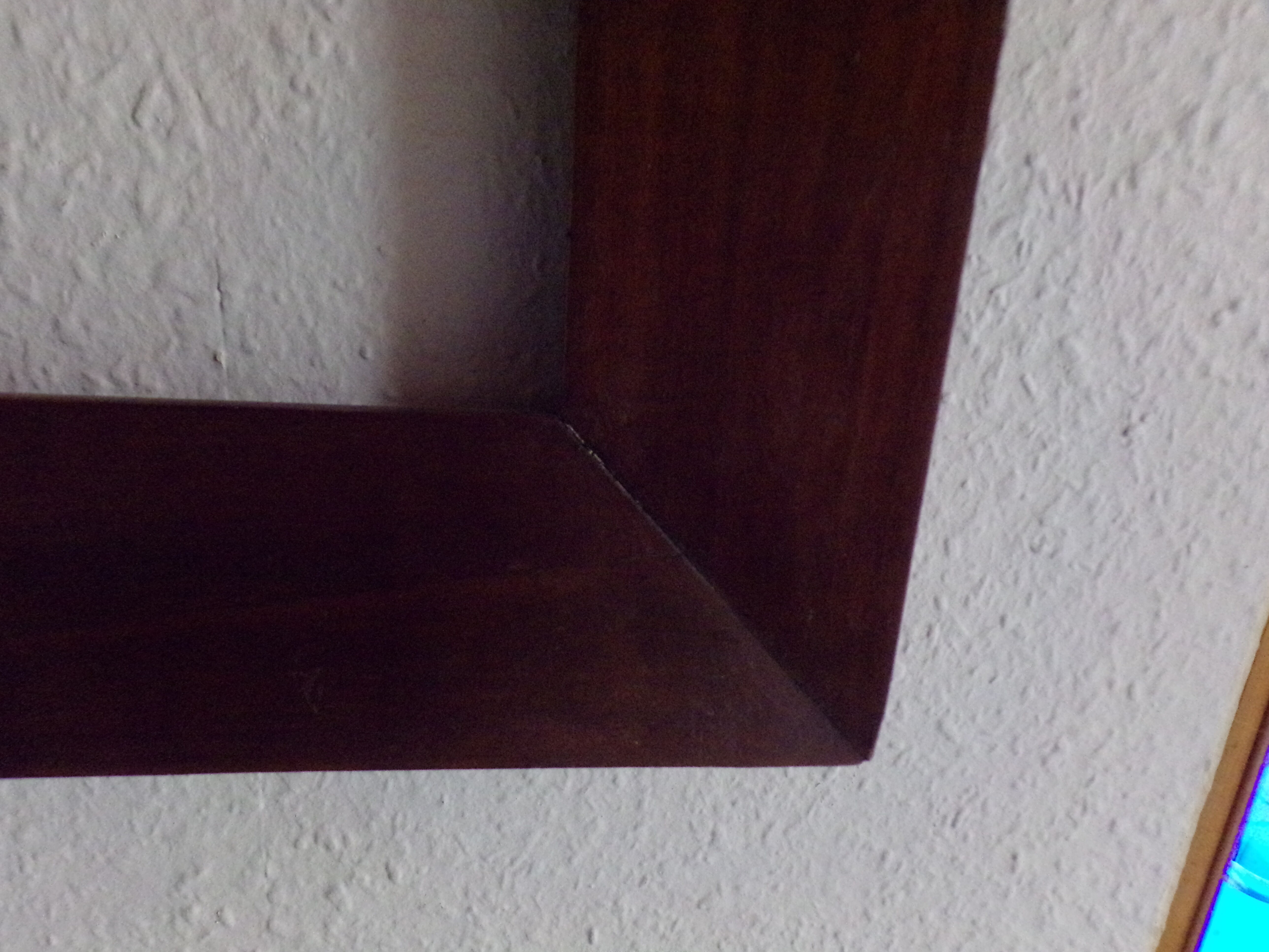 Ancient alsatian-style wood frame