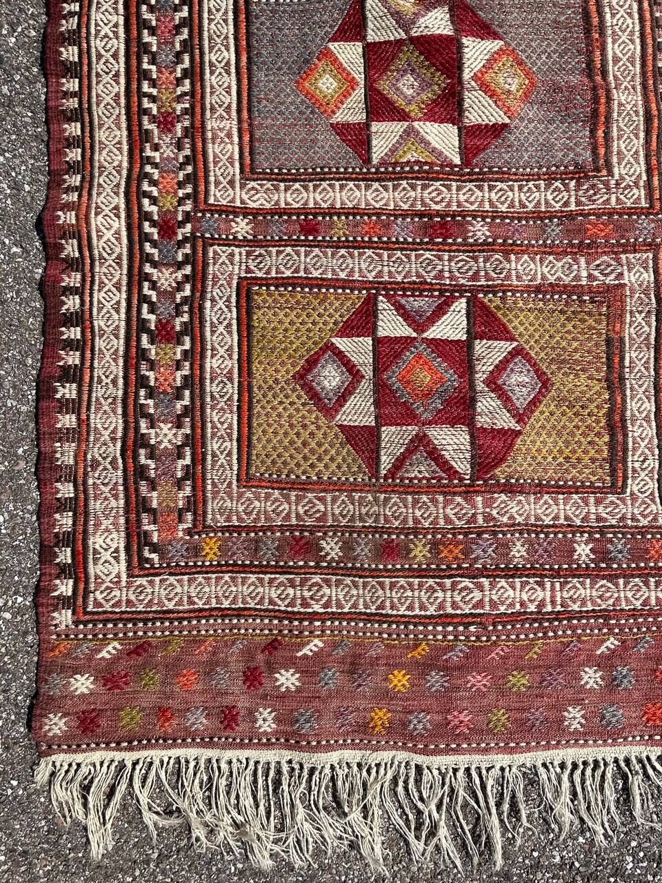 large vintage kilim rug