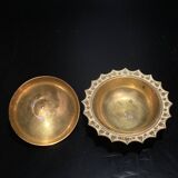 Metal lidded pot made in India