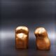 Bronze busts of men and women