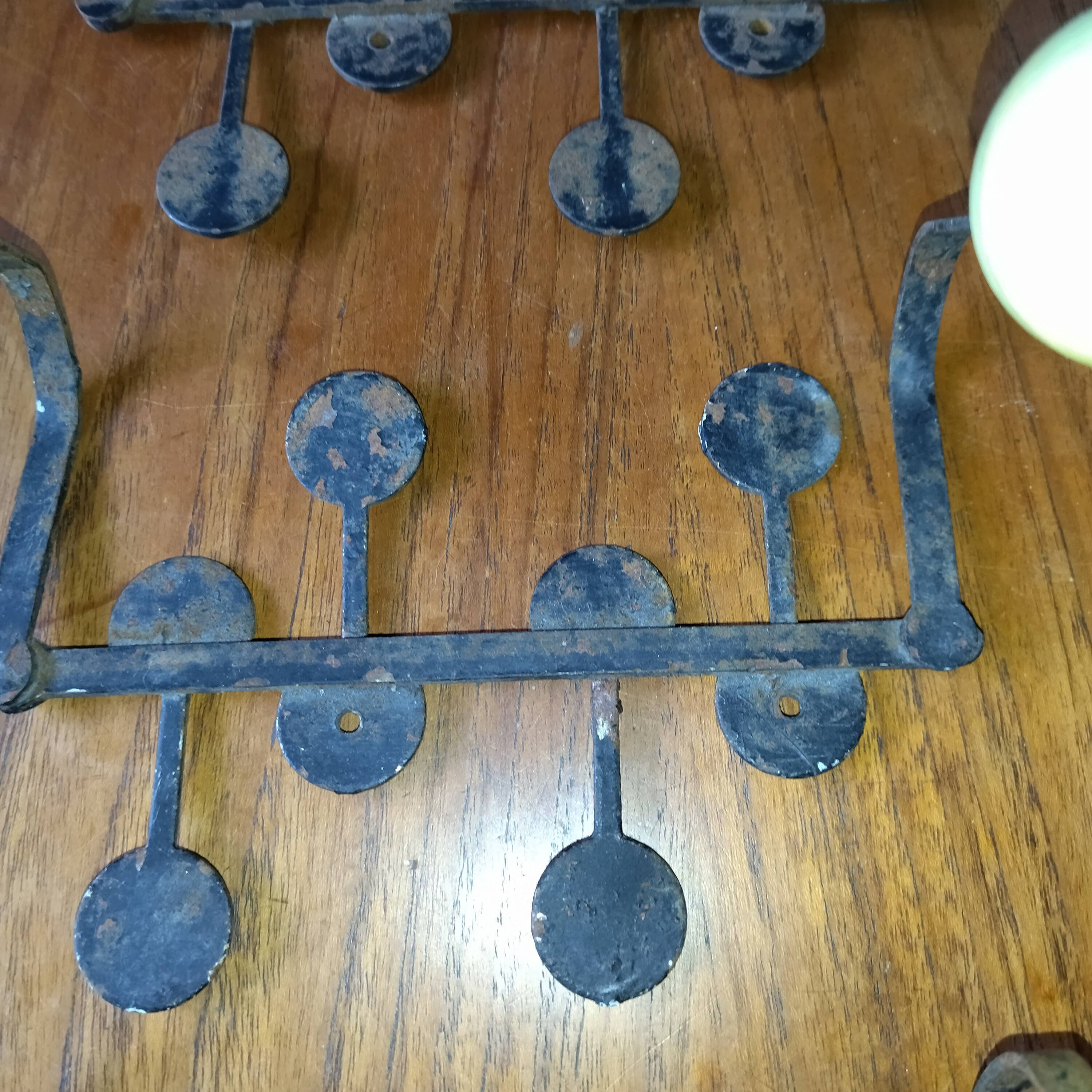 3 double coat racks 50 years vintage