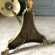 Bronze floor lamp 3 lights 1960 empire style feet claws