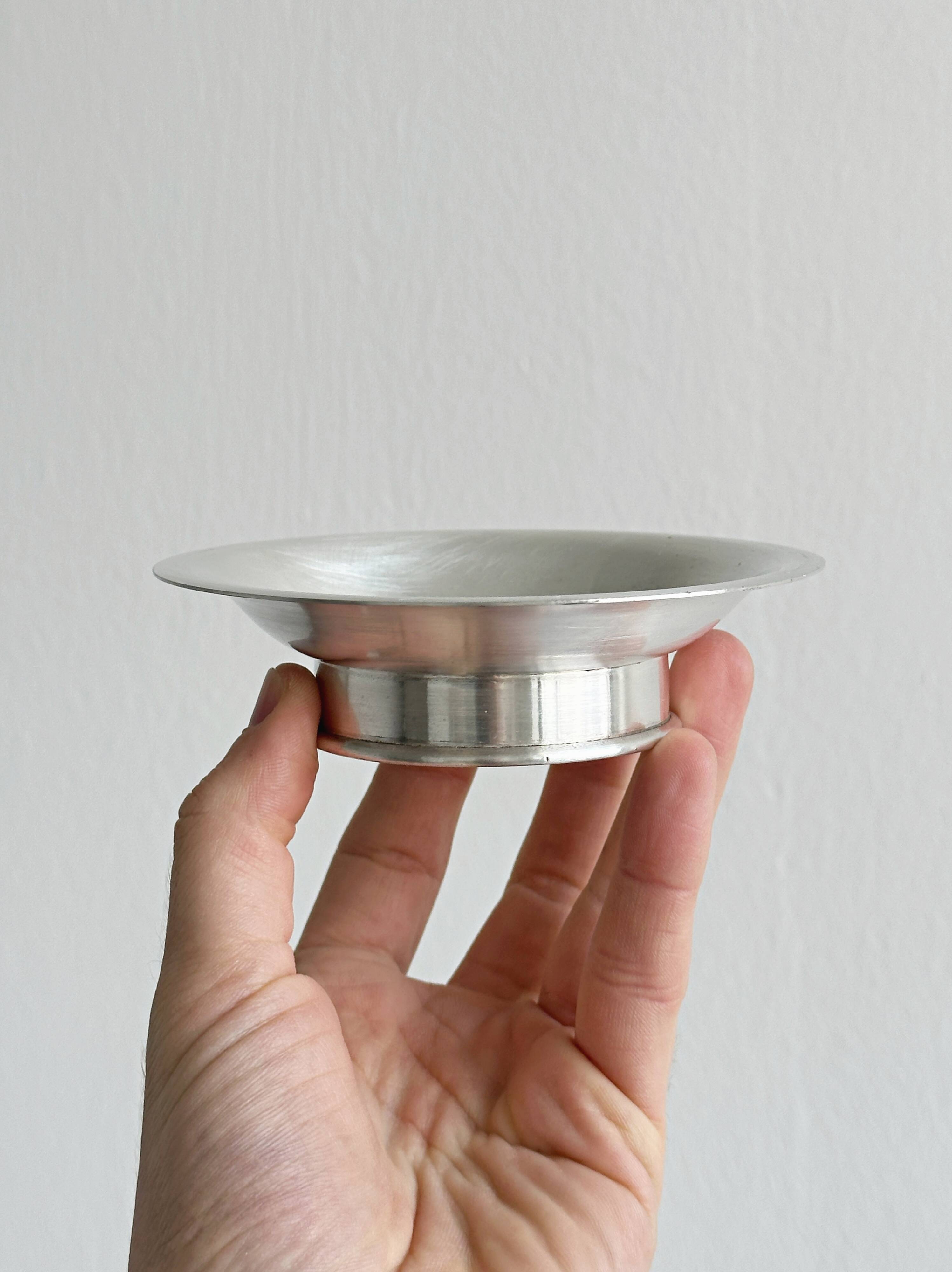 Silver-plated metal butter dish Coquillor