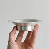 Silver-plated metal butter dish Coquillor