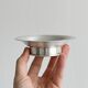 Silver-plated metal butter dish Coquillor