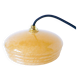 Clichy glass suspension, Pale Yellow, 1930 - 22.5 x 7.5 cm