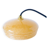 Clichy glass suspension, Pale Yellow, 1930 - 22.5 x 7.5 cm