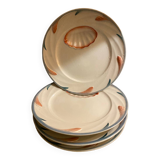 Assiettes Digoin Sarreguemines