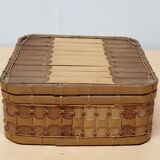 Braided bamboo box
