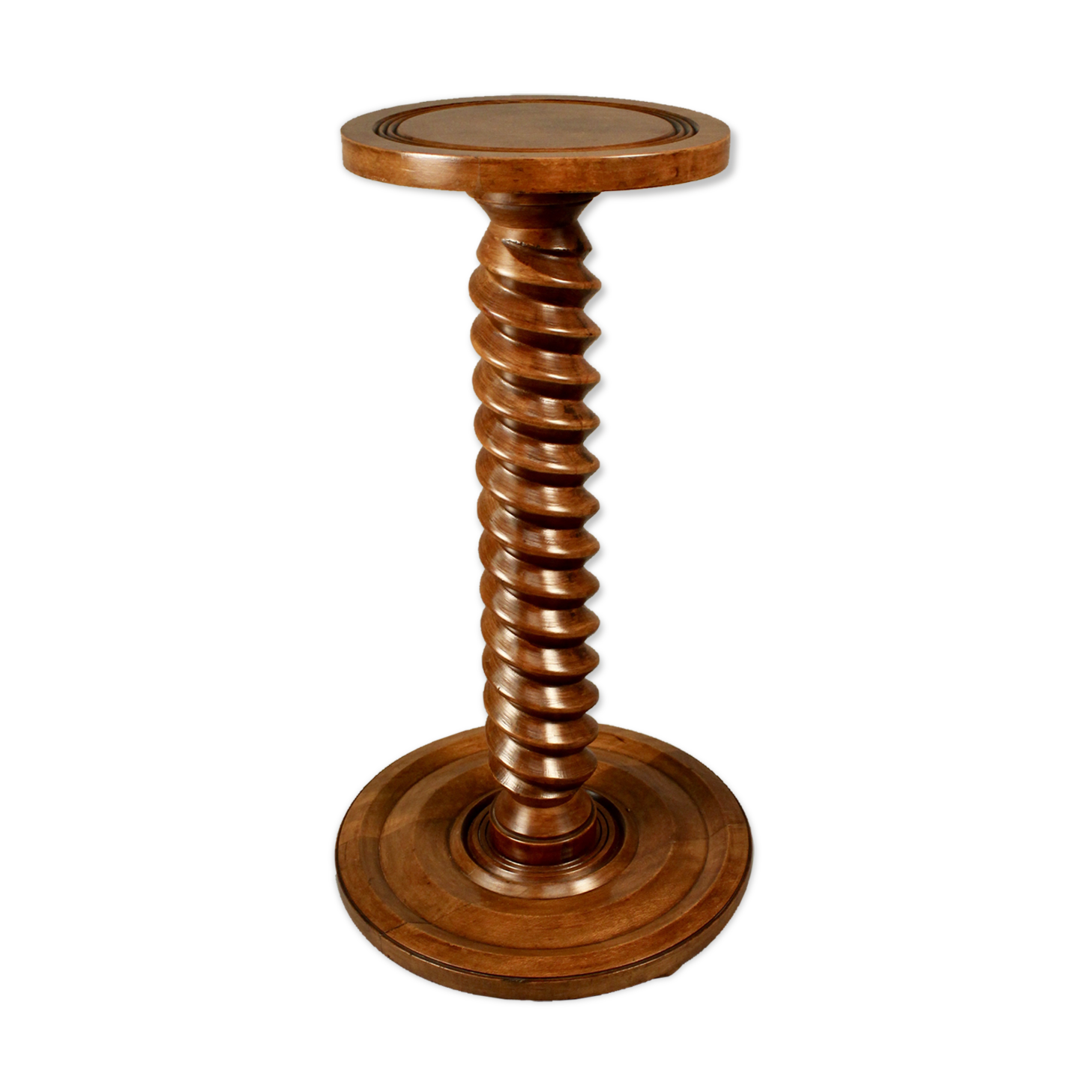 Column screw press in beech