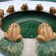 Vintage Majolica Ceramic Garden Cut