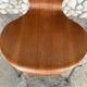 Teak 3107 butterfly chair Arne Jacobsen for Fritz Hansen, Teak 1965