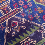 Tapis afghan Baluch vintage 148x87cm