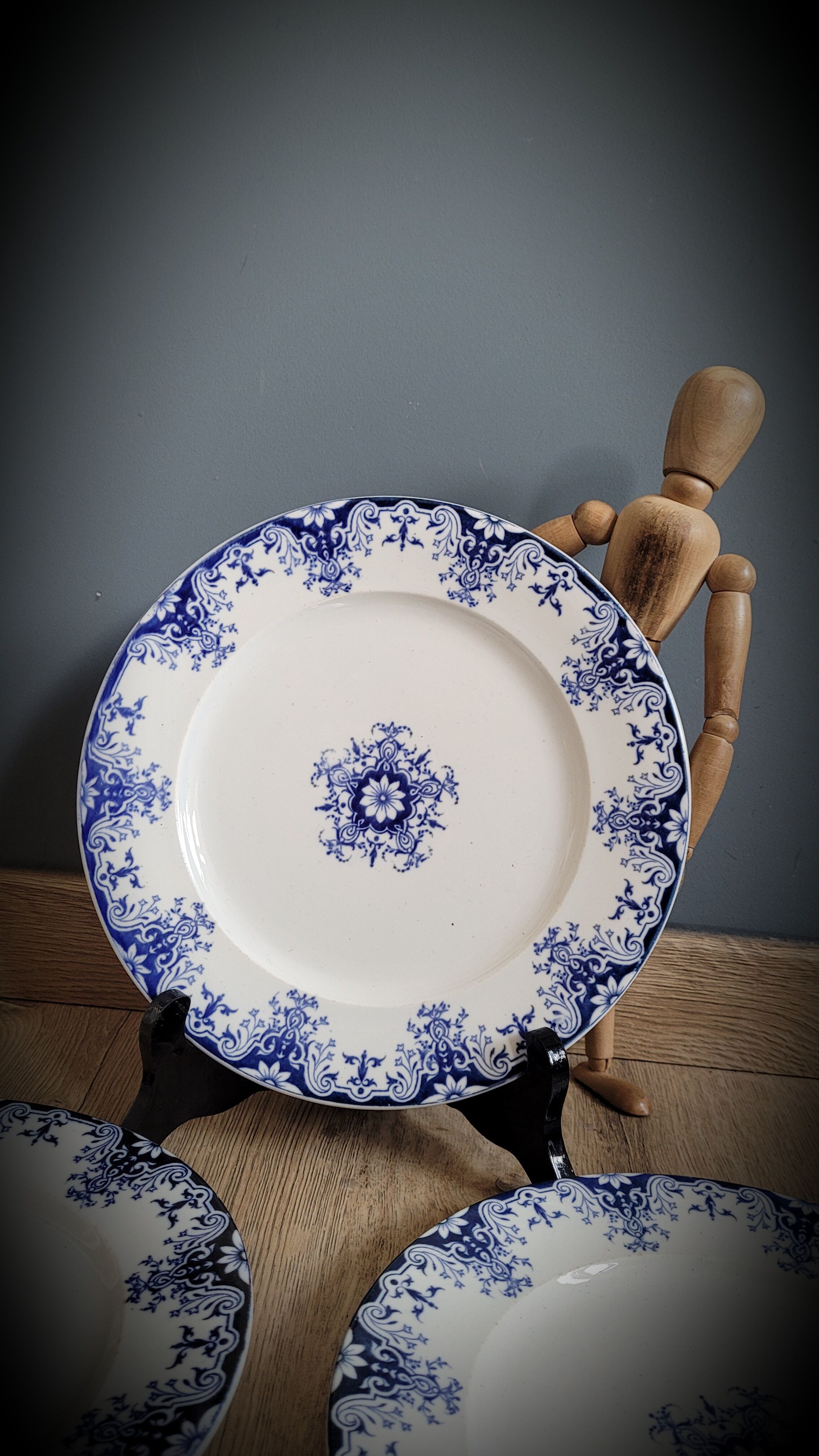 Set 4 plates JVB Luneville