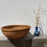 Large round rattan basket