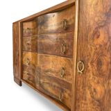 Italian Art deco walnut sideboard