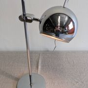 Chrome eye ball lamp, space age, Germany circa 1970.