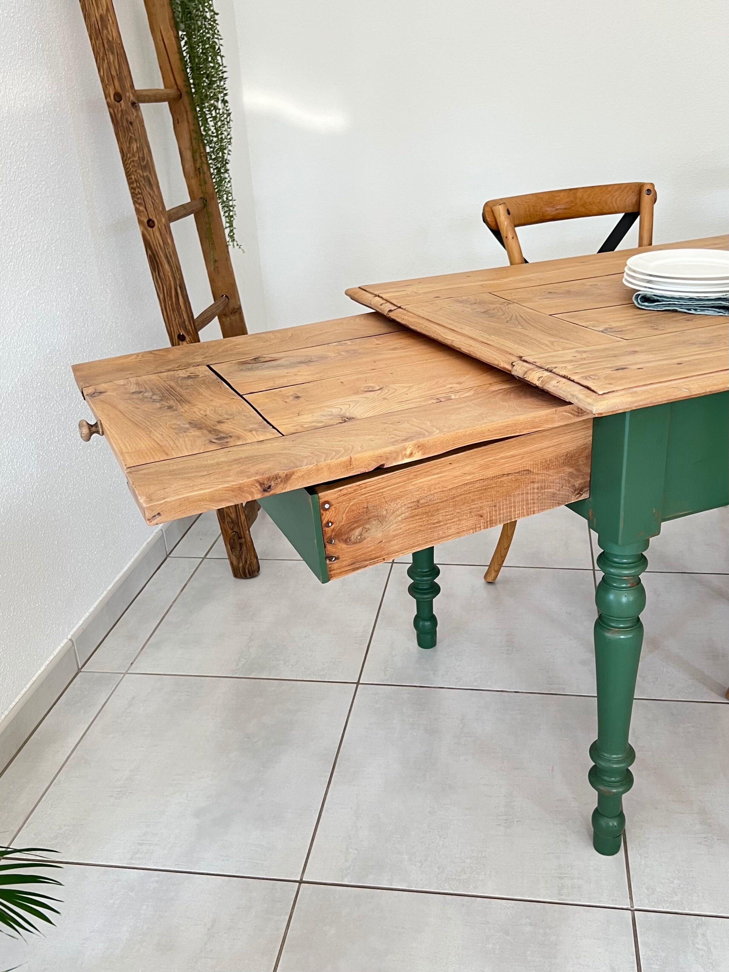 Old farmhouse table