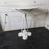 Table de jardin en fer et pied en fonte