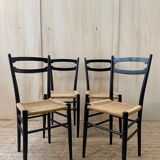 Serie de 4 chaises italienne - 1960