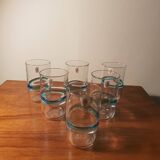 Series of 6 Scandinavian glasses 1970