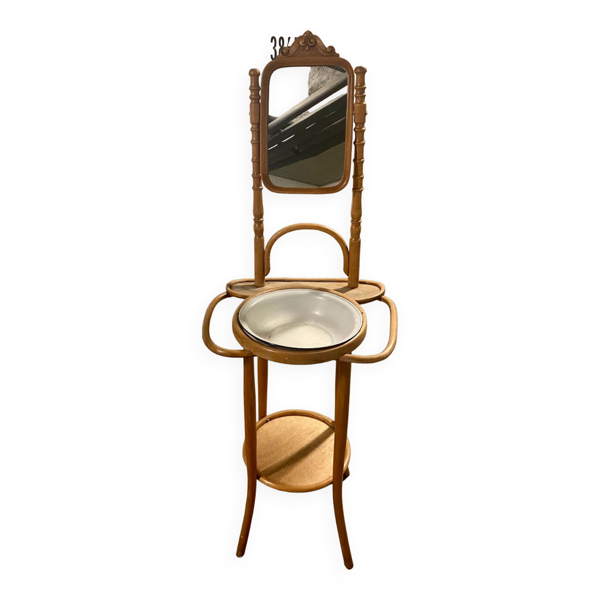 Pretty dressing table or barber's cabinet