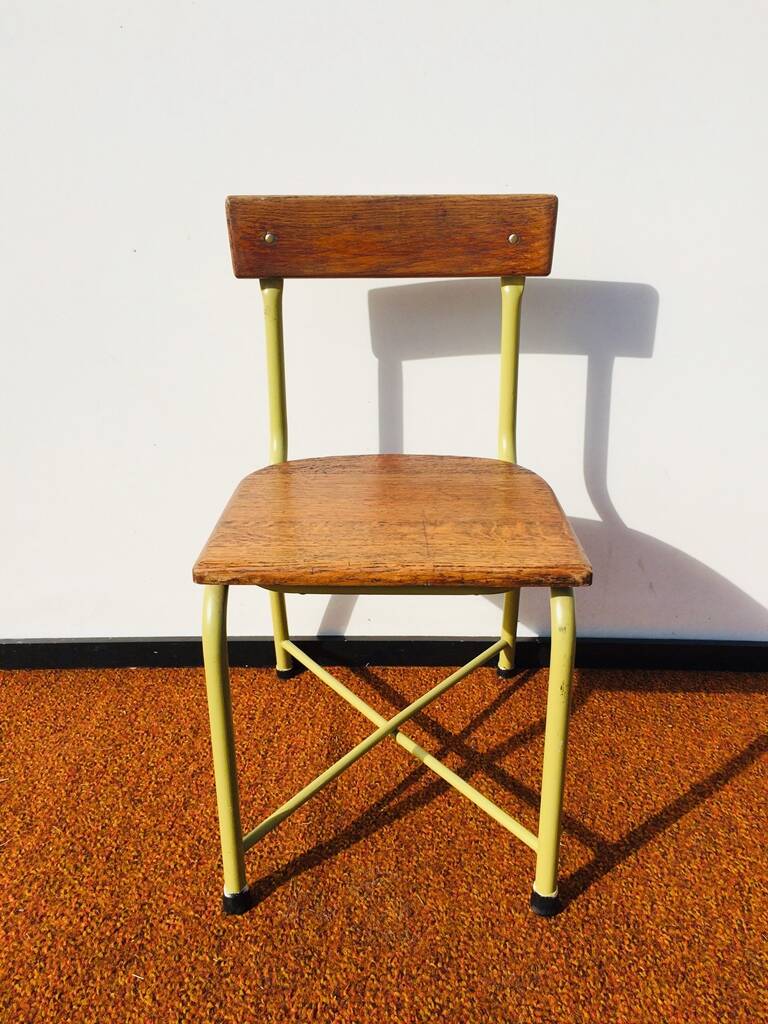 Tubax school chair. vintage 50s