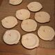 Set of 8 Longwy earthenware fish plates in powder pink