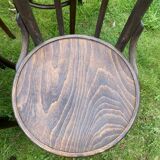 Set of 8 mismatched bistro chairs