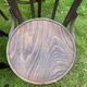 Set of 8 mismatched bistro chairs