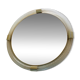 Elegant Round Gold Murano Mirror, Barovier Style