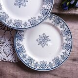 Assiettes terre de fer - modèle régence