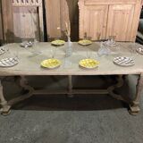 Large table in raw wood