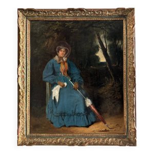 Huile sur toile femme