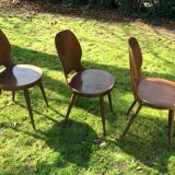 3 bistro chairs