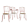 3 garden chairs