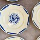6 K&G Luneville Art Deco Dessert Plates Fructidor Model