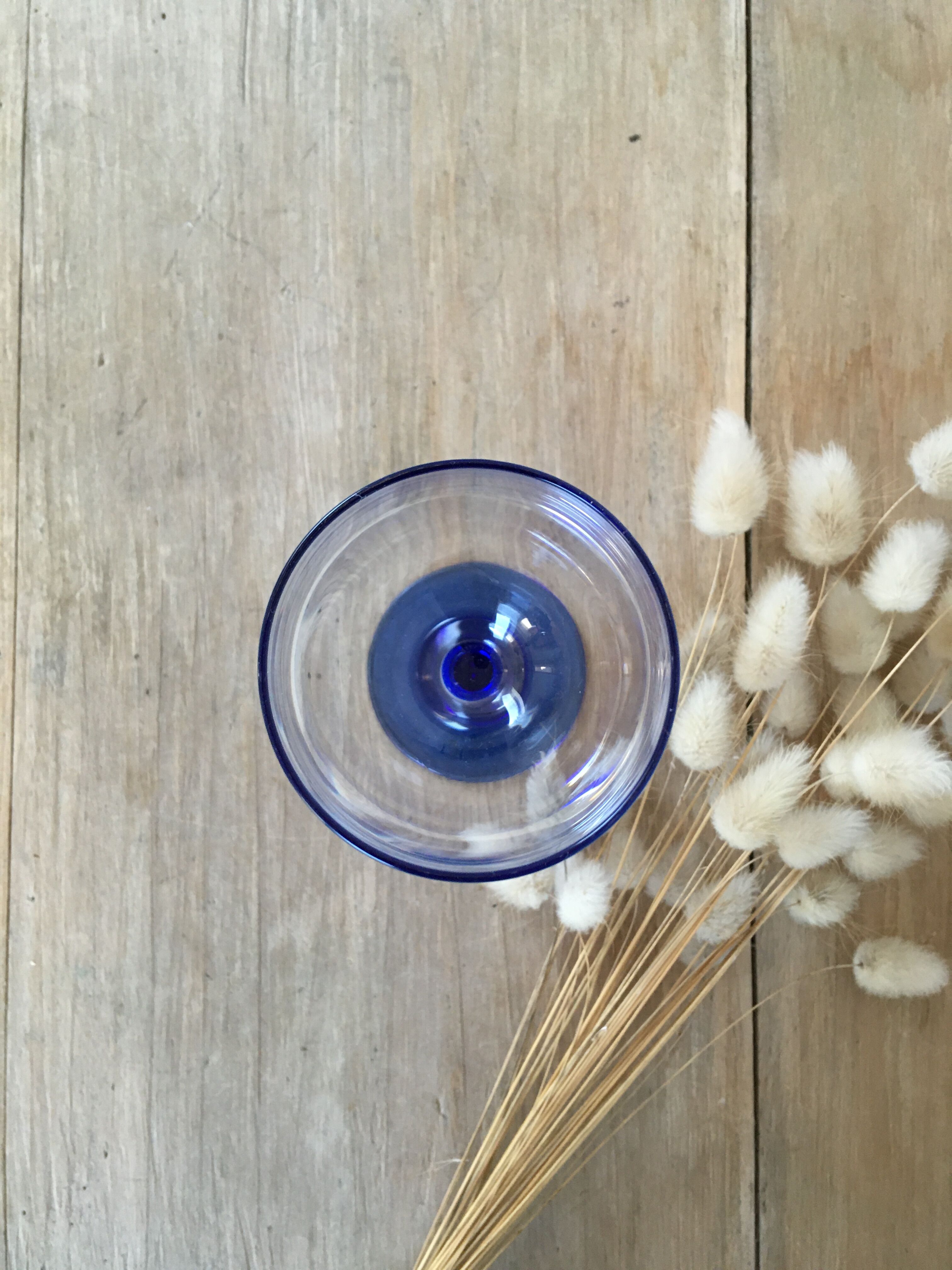 Blue foot glasses