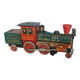 Vintage metal collector's locomotive.