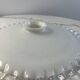 Abat-jour ancien en opaline blanche 25,5cm