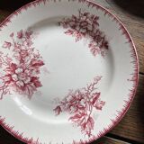 Ensemble de 4 assiettes plates en faïence de Maastricht