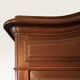 Louis XV style armoire with two bevelled mirror doors.