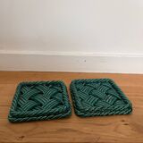 Vallauris coasters and bottle coasters