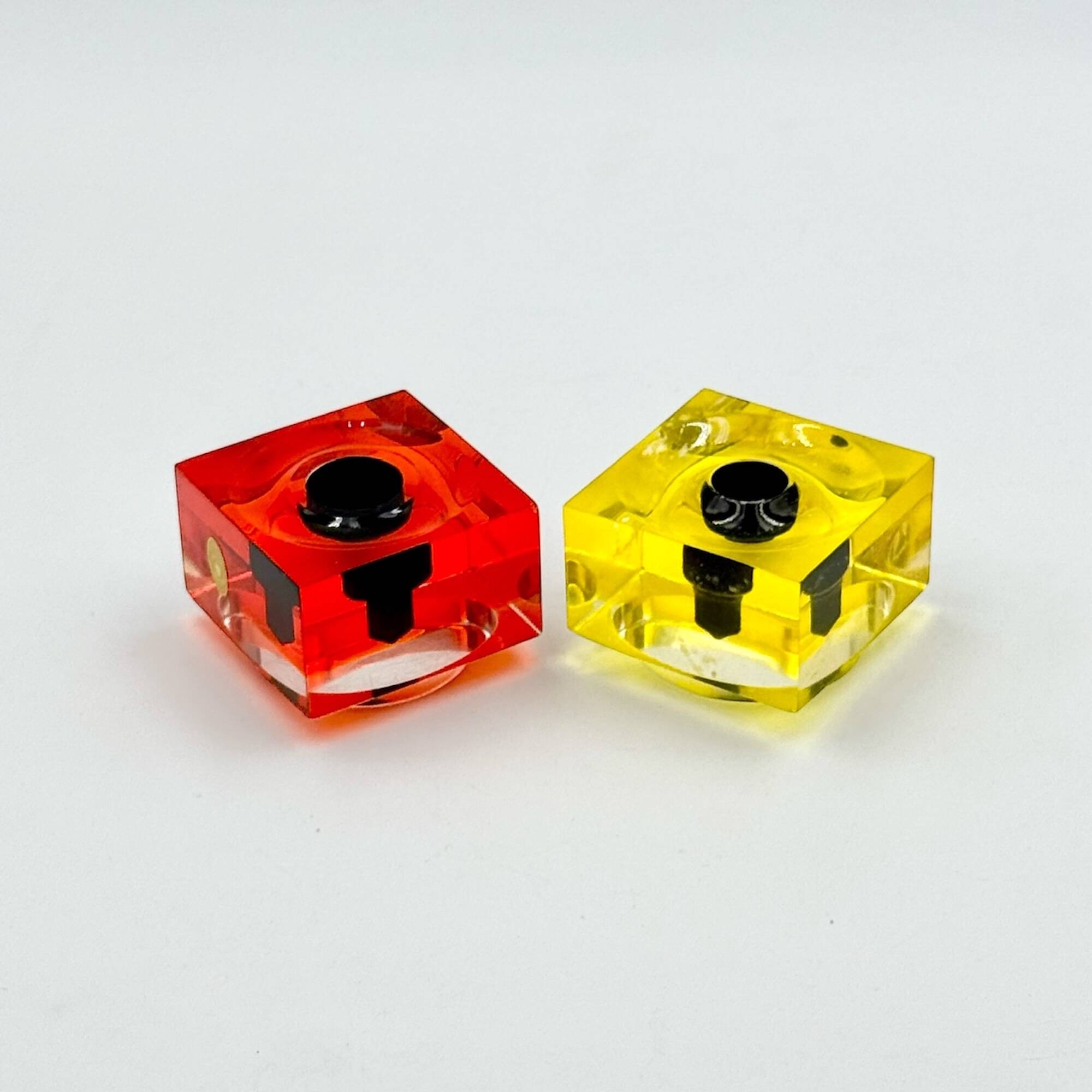 Pair of Candlestick Holders by Luigi Massoni for Fratelli Guzzini, 1970s