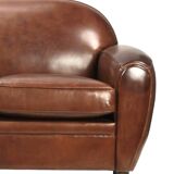 Vintage leather club sofa